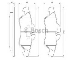 Bosch 0986424218 klocki hamulcowe mercedes sprinter, vito