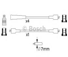 Bosch 0986356768 przew. wys. nap. komplet  Łada zaz, lada niva (2121), zastava 101 (1100)