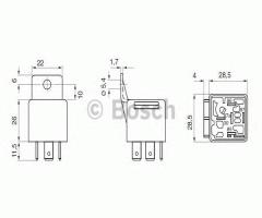 Bosch 0332209204 przekaźnik 24v