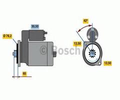 Bosch 0986020260 rozrusznik 12v, audi a1 (8x1, 8xf), seat ibiza iv (6l1), skoda octavia combi (1z5)