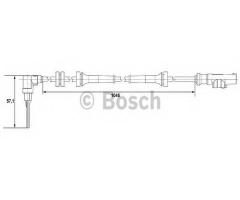 Bosch 0265007610 czujnik abs fiat, fiat punto (188)