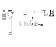 Bosch 0986357147 przew. wys. nap. komplet  mitsubishi, mitsubishi lancer i (a17_)