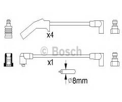 Bosch 0986356724 przew. wys. nap. komplet  ford, ford sierra hatchback (gbc, gbg)