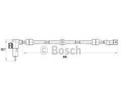 Bosch 0265006206 czujnik abs peugeot, peugeot 406 (8b)