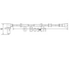 Bosch 0265006212 czujnik abs alfa fiat lancia, alfa romeo 155 (167), fiat tempra (159)