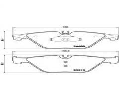 Brembo p06074 klocki hamulcowe bmw 5 f10 10-przód, bmw 5 (f10, f18)