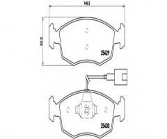 Brembo p23138 klocki hamulcowe fiat punto evo 09 -, fiat 500 c (312)