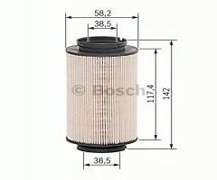 Bosch 1457070007 filtr paliwa audi a3 1.9tdi vw golf 2.0tdi, audi a3 (8p1), seat altea (5p1)