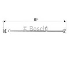 Bosch 1987473064 czujnik klocków hamulcowych porsche 911 (997)