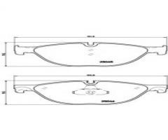 Brembo p06076 klocki hamulcowe bmw 5 f10 10 -, alpina b7 (f01, f02), bmw 6 (f13) coupe 