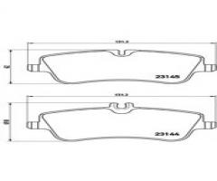 Brembo p50045 klocki hamulcowe mercedes, w203 citroen klasa 00-07 przód