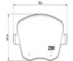 Brembo p85057 klocki hamulcowe skoda fabia 99 -, seat ibiza iv (6l1), skoda roomster (5j)