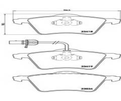 Brembo p85062 klocki hamulcowe vw sharan 00-z czujnikiem, ford galaxy (wgr)