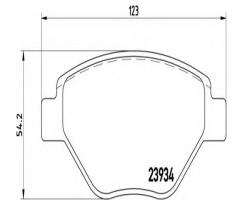 Brembo p68031 klocki hamulcowe renault megane ii 1.4 02, renault megane ii (bm0/1_, cm0/1_)