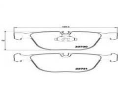 Brembo p06026 klocki hamulcowe bmw 7 e65/e66 01-tył, bmw x6 (e71, e72), rolls-royce phantom