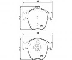 Brembo p24058 klocki hamulcowe ford transit connect 02 -, ford focus (daw, dbw)