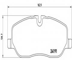 Brembo p44014 klocki hamulcowe land rover discovery 04 -, land rover discovery iv (la)