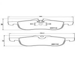 Brembo p52017 klocki hamulcowe rover 75 99-04, mg mg zt, rover 75 (rj)