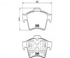 Brembo p59044 klocki hamulcowe renault laguna 01-tył, nissan primera (p12), renault vel satis (bj0_)