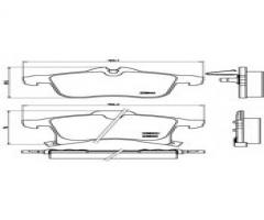 Brembo p59045 klocki hamulcowe opel astra h 04- przód, chevrolet zafira (f75), opel meriva