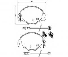 Brembo p61061 klocki hamulcowe citroen xantia, xm 96 -, citroËn xantia (x1)