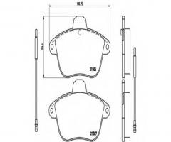 Brembo p61046 klocki hamulcowe citroen xm 90-00, citroËn xm (y3), renault sport spider (ef0_)