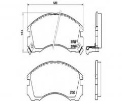 Brembo p54017 klocki hamulcowe mitsubishi pajero 90-00, citroËn c-crosser enterprise