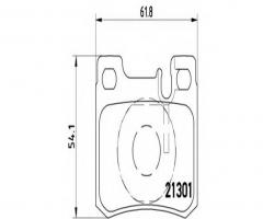 Brembo p50012 klocki hamulcowe mercedes, w124,w210 tył, mercedes-benz 190 (w201)