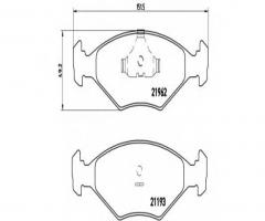 Brembo p23055 klocki hamulcowe fiat fiorino 93-01, fiat fiorino (147)