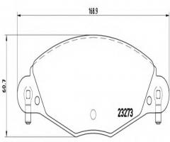 Brembo p61072 klocki hamulcowe citroen c5 2,2hdi-3,0 01-08, citroËn c5 i (dc_)