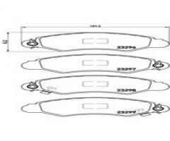 Brembo p78012 klocki hamulcowe suzuki swift 98 -, subaru justy ii (jma, ms)