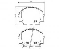 Brembo p28032 klocki hamulcowe honda civic 01-05 type-r, honda s2000 (ap)