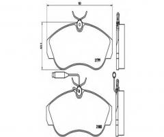 Brembo p23069 klocki hamulcowe fiat ducato 18 94-99, citroËn jumper autobus (230p)