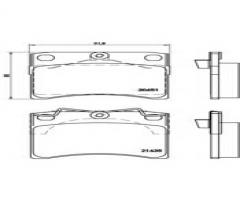 Brembo p85027 klocki hamulcowe vw t4 90-96, vw transporter iv autobus (70xb, 70xc, 7db, 7dw)