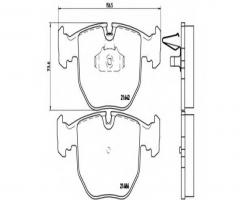 Brembo p06021 klocki hamulcowe bmw 7 e38 94-01 740, alpina b10 (e39), bmw 7 (e38)