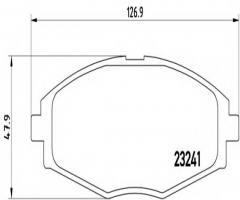 Brembo p15006 klocki hamulcowe daewoo lanos, matiz, chevrolet matiz (m200, m250)