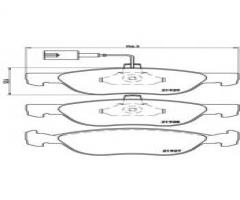 Brembo p23070 klocki hamulcowe fiat brava, bravo, marea, alfa romeo 145 (930), fiat barchetta (183)