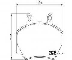 Brembo p86006 klocki hamulcowe volvo 740-960 87-93, umm alter, volvo 740 (744)