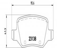 Brembo p50058 klocki hamulcowe mercedes, w168 a-klasa 99-tył, mercedes-benz klasa a (w168)