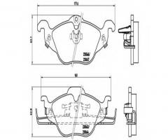 Brembo p59030 klocki hamulcowe opel astra g 98-04, opel astra g hatchback (f48_, f08_)