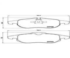 Brembo p59043 klocki hamulcowe opel vectra c 02-08, cadillac bls, fiat croma (194), opel vectra c