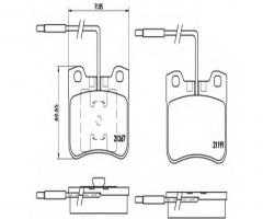 Brembo p61047 klocki hamulcowe peugeot 106 91-01, citroËn ax (za-_), peugeot 106 i (1a, 1c)