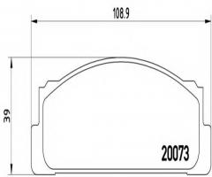 Brembo p23003 klocki hamulcowe fiat 125, polonez, autobianchi a 112, fiat 127, fso 125p