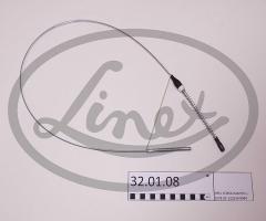 Linex 32.01.08 linka hamulca ręcznego opel, opel corsa b (73_, 78_, 79_)