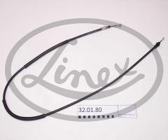 Linex 32.01.80 linka hamulca ręcznego opel, opel vivaro nadwozie pełne (f7)