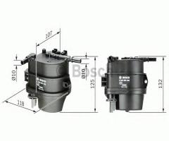 Bosch 0450906460 filtr paliwa citroen, peugeot, ford, citroËn c3 i (fc_), ford fiesta vi