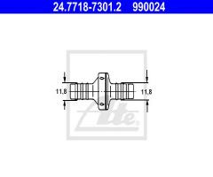 Ate 24.7718-7301 zawór serwa opel/renault/volvo