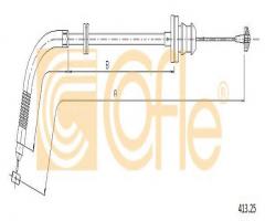 Cofle 413.25 linka gazu fiat, fiat punto (188)