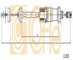Cofle 11.3923 linka sprzęgła fiat, citroËn evasion (22, u6), fiat ulysse (220), lancia zeta (220)