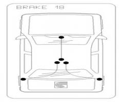 Cofle 10.9873 linka hamulca ręcznego db, mercedes-benz sprinter 2-t autobus (901, 902)